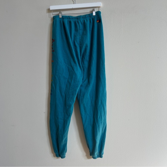 Aviatior Nation Malibu Sweatpants - Teal - Size XL - Picture 4 of 4